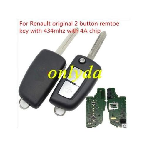 For Renault OEM 2B remtoe PCF7961M-434mhz FCCID:CWTWB1G767