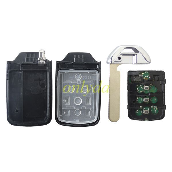 Honda Smart Key Civic 3 button Remote Key  433.92MHz ID47 P/N 72147-TEX-Z01 72147-TEX-M11  FCC ID KR5V2X