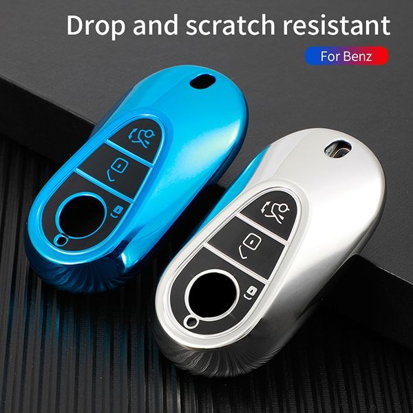 For Benz 3 button TPU protective key case,please choose the color