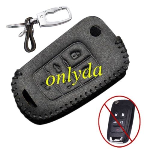 For Buick 4+1 button key leather case used new Lacrosse,new Regal.
