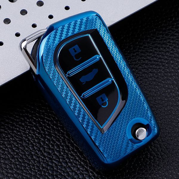For Toyota 3 button TPU protective key case please choose the color