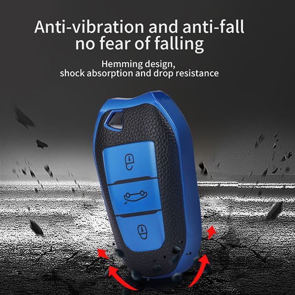 For Citroen 3 button TPU protective key case ,please choose the color