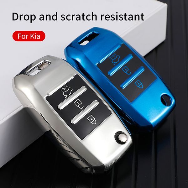 For KIA 3 button  TPU protective key case,please choose the color