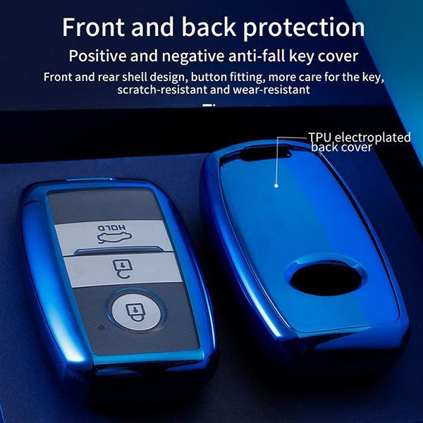 For KIA TPU protective key case  black or red color, please choose