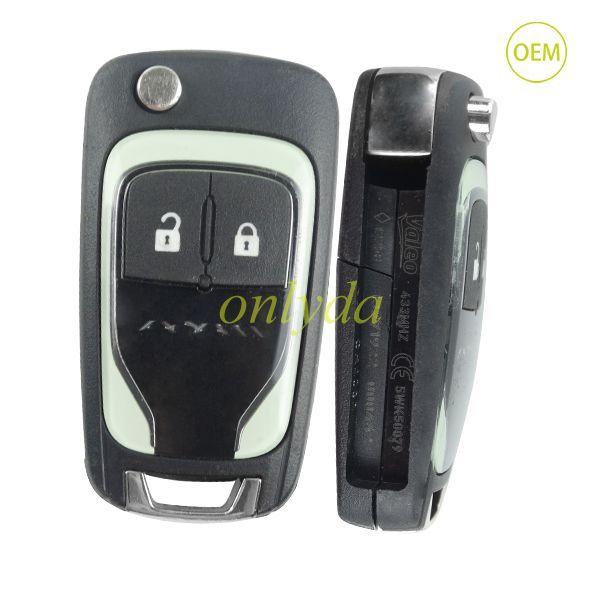 For Opel OEM 2 button remote key with 434mhz  5WK50079 95507070 chip GM(HITA G2) 7937E chip