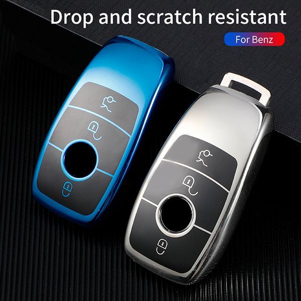 For Benz 3button  TPU protective key case,please choose the color