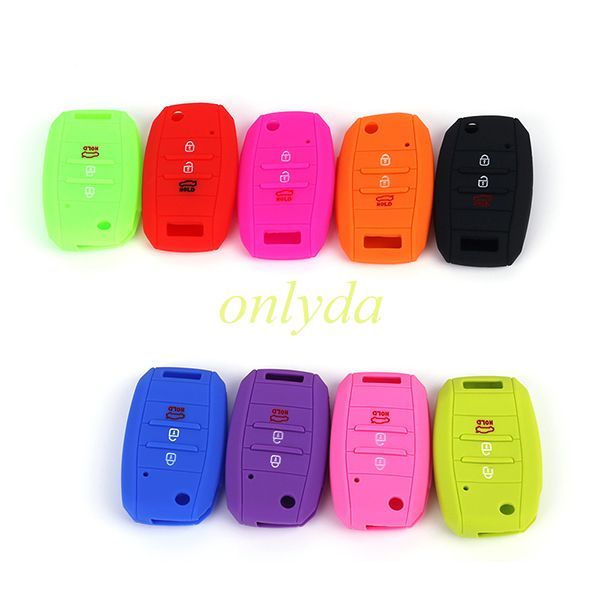 For Kia 2+1 button silicon case （ Please choose the color)
