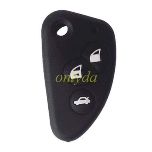 Alfa 3 button silicon key case  （Black）