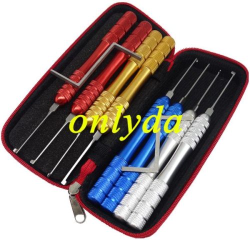 colorful 2 in 1 lock pick