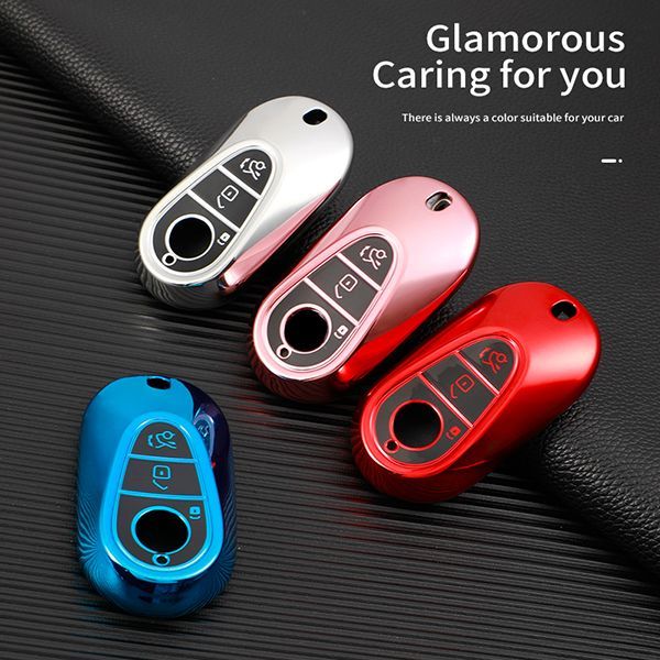 For Benz 3 button TPU protective key case,please choose the color