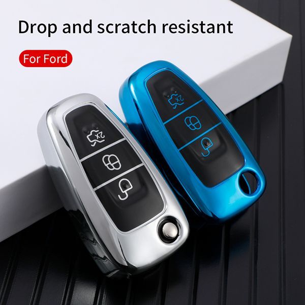 For Ford 3 button TPU protective key case , please choose the color