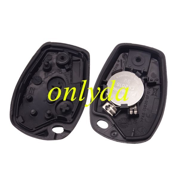 For OEM Renault 2 button/3button remote key with 434mhz  7961M/7939 chip no blade