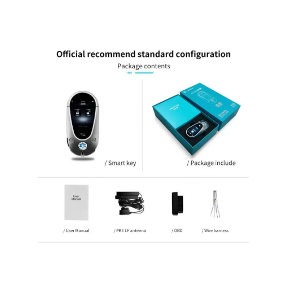 For Mercedes for  Bmw for Audi 2021 Newest K700 Keyless Entry Universal Modified Smart Key LCD Screen PKE Comt Access System