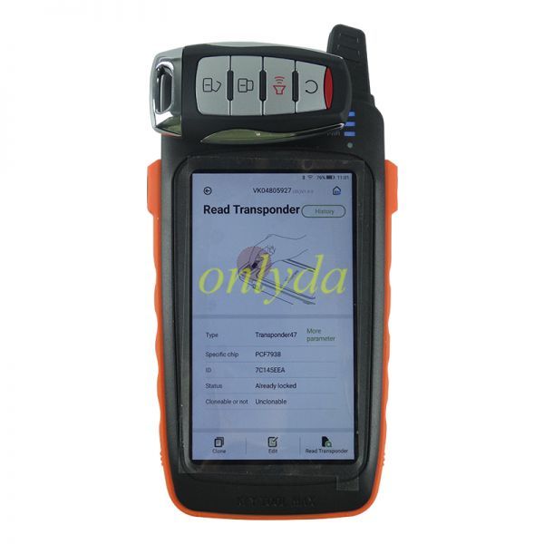 Aftermarket GWM  Great Wall POE 4 button remote key with  FSK with 434MHZ, with Type 47 Plus transponder chip