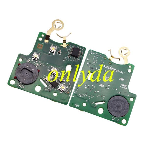 For OEM car model: Megane 434mhz, chip: 7941,  4 button (no blade)，key shell badge for KOLEOS