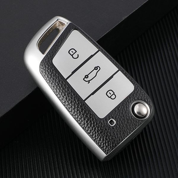 For VW 3 button TPU protective key case please choose the color