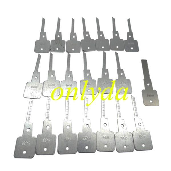 Lishi  key  genuine ! Hu66  20 +1 keys