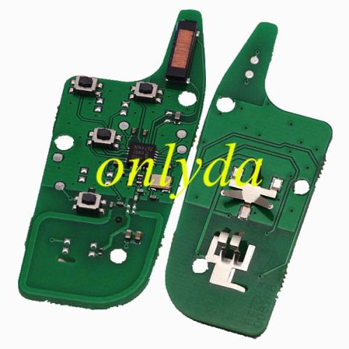 For Ford 3+1 button remote  key with Hitag pro chip-315mhz  with HU101 blade FCCID:N5F-A08TAA