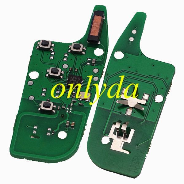 For Ford 3+1 button remote  key with Hitag pro chip-315mhz  with HU101 blade FCCID:N5F-A08TAA