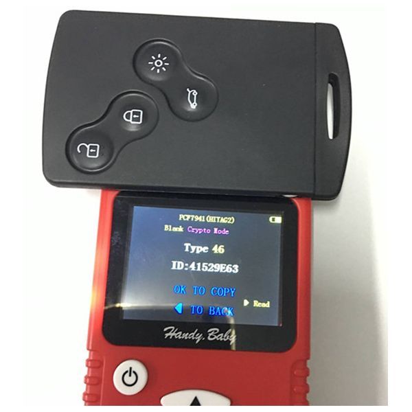 For OEM car model: Megane 434mhz, chip: 7941,  4 button (no blade)，key shell badge for KOLEOS