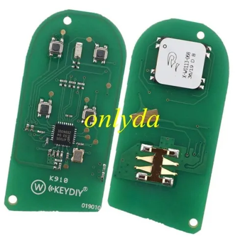 KEYDIY Remote key 4 button ZB06 smart key for  KD-X2 and KD MAX