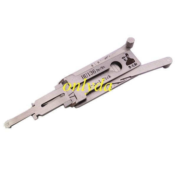 For HU136 lishi 2 in 1 decode and lockpick for Renault