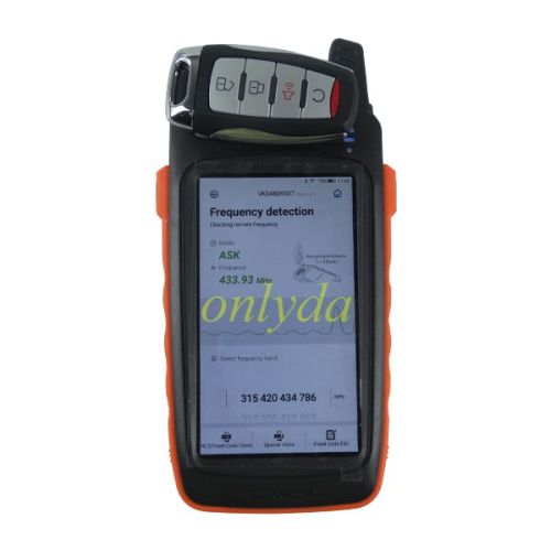 For Great Wall POE 3 button remote key with  FSK with 434MHZ, with Type 47 Plus transponder chip