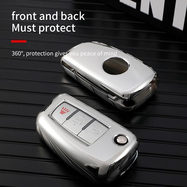 For Nissan TPU protective 3 button key case please choose the color