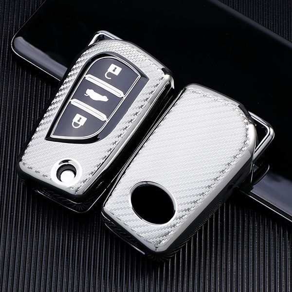 For Toyota 3 button TPU protective key case please choose the color