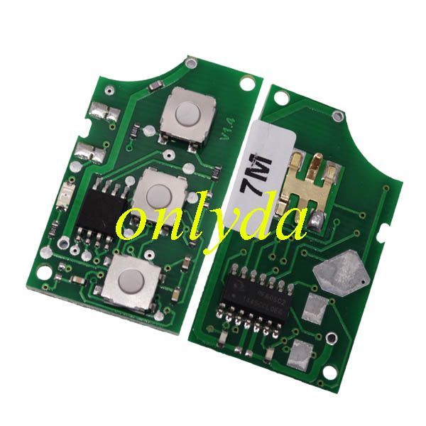 For VW 2 button remote key 433mhz 7M3959753F