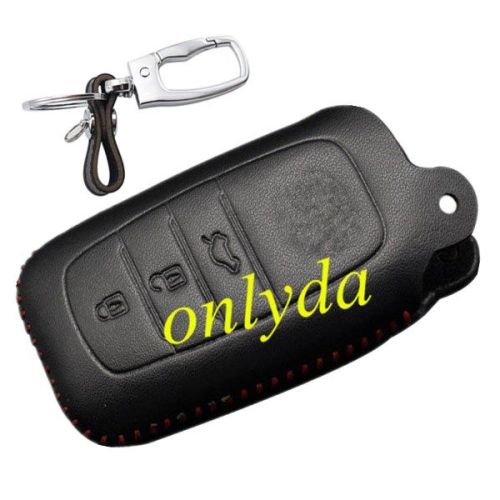 For Toyota 3button key leather case 14COROLLA, Rezi, 14RAV4,Levin