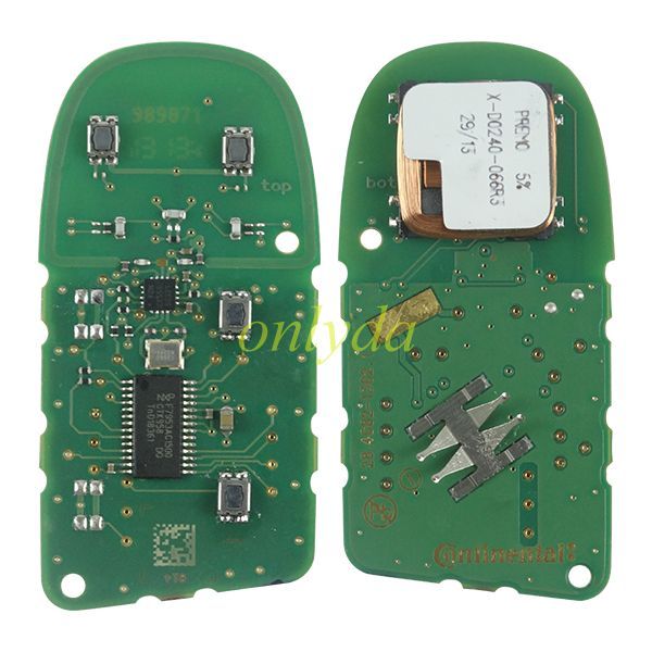 For OEM Jeep 3+1 button remote key with 434MHZ with 7945chip