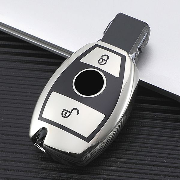 For Benz 2button TPU protective key case,please choose the color