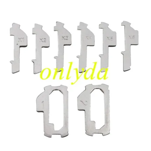 honda lock wafer it contains 1,2,3,4,5,6 .#1.#2  each part has 20pcs