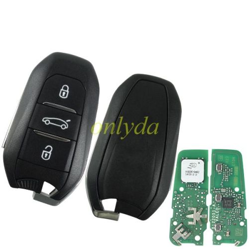 For OEM vauxhall 3 button  remote key with trunk button  with 434MHZ with hitag AES chip or NXP A3M15 or 4A chip