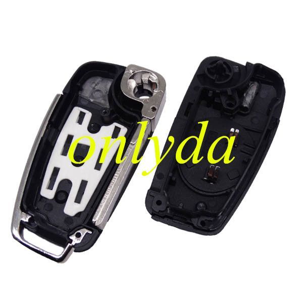 For MQB Keyless  flip remote AES48 chip 434mhz ASK model Rem:8vo837220D 8vo837220 8vo837220G