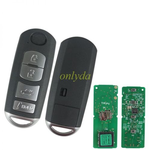 For 4 button keyless remote key with 315mhz with ID49 chip FCCID:WAZSKE13D01  P/N:662F-SKE13D01 SUV SKE13D-01 FSK