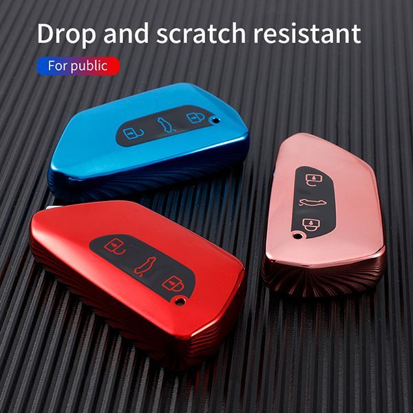 For VW 3 button TPU protective key case please choose the color