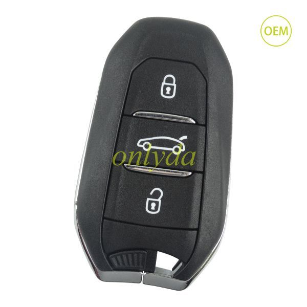 For OEM Peugeot smart  remote key with 434mhz HITAG AES（4Achip)