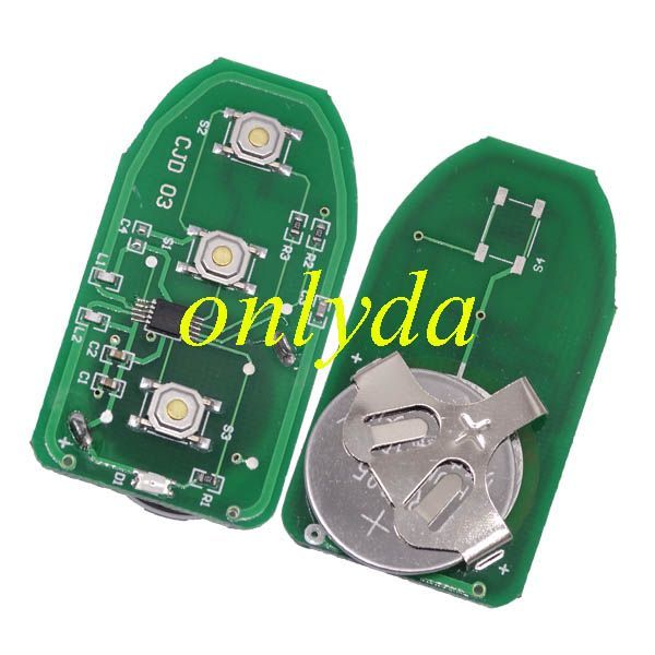 hyun 3 button Remote key with 315mhz/433mhz  SONATA Elantra Tucson