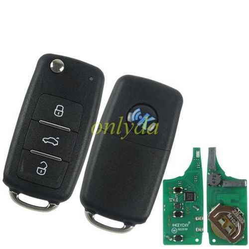 KEYDIY Remote key 3 button ZB202-3 smart key for KD-X2 and KD MAX