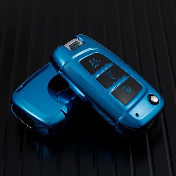 For 2020 Hyundai Elantra 3 button  TPU protective key case,please choose the color