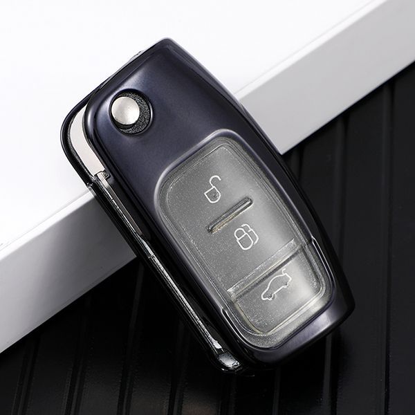 For Ford TPU protective key case  black or red color, please choose