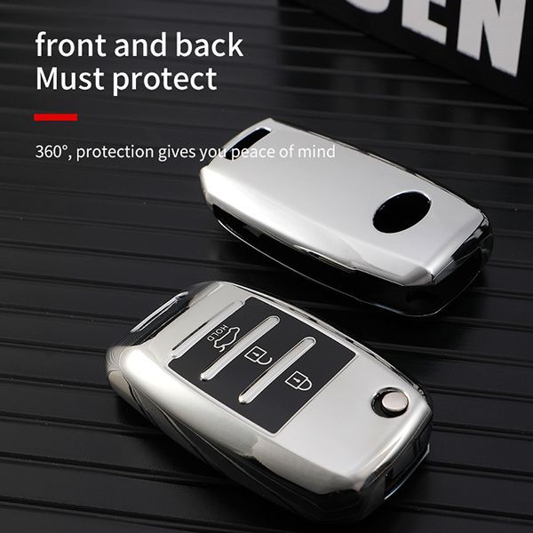 For KIA 3 button  TPU protective key case,please choose the color