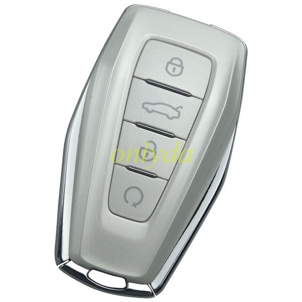Original Geely 4 button remote key with 4A chip  Fsk and 434mhz with NXPA1M15