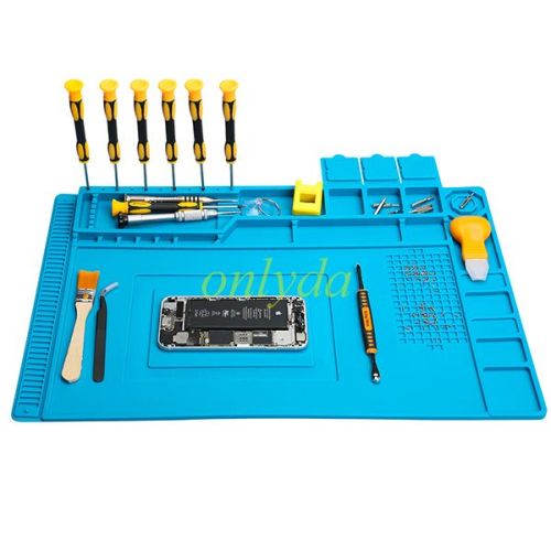 For Repair Pad Insulation Heat-Resistant Soldering Station Silicon Soldering Mat Work Pad Desk Platform for BGA Soldering Station