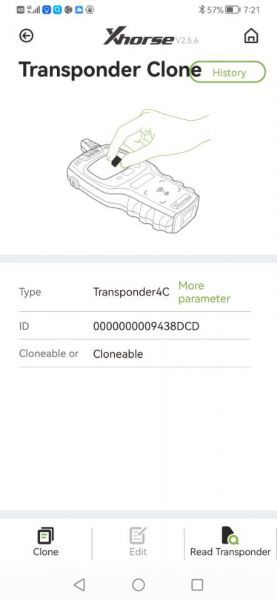 For clonable 4C electronic chip,can copy used by vvdi key tool, vvdi max ,kdx2,kd max