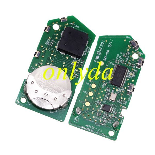 For KIA keyless  3 button  remote key with 434mhz ，  buttons on the side