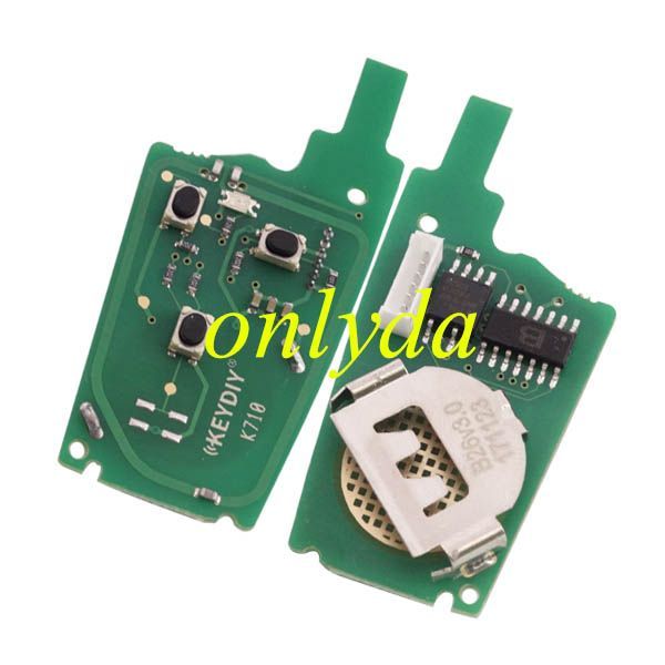 keyDIY brand for Audi Style 3 button remote key  B26-3