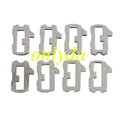 For Audi car lock wafer It contains 1.2,3,4, and 11,12,13,14